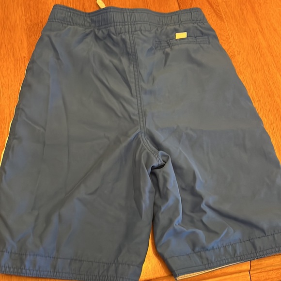 Abercrombie New York boys swimming shorts, blue with white stripe, large - Picture 3 of 4